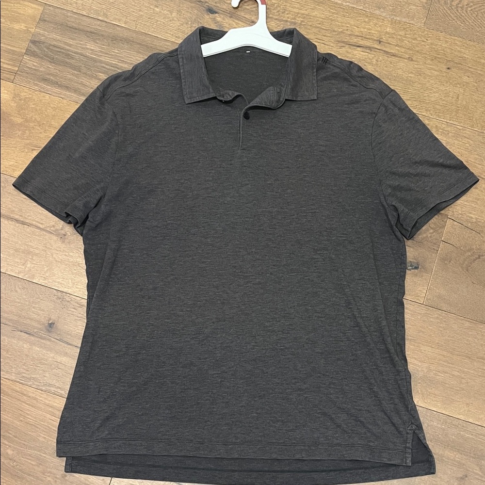 Men's Charcoal Polo Shirt lululemon large
